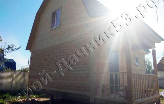 3 Брусовой дом К-6, 6×6, 64,5 м², Московская область , Клинский район, Деревня Вельмогово (6)